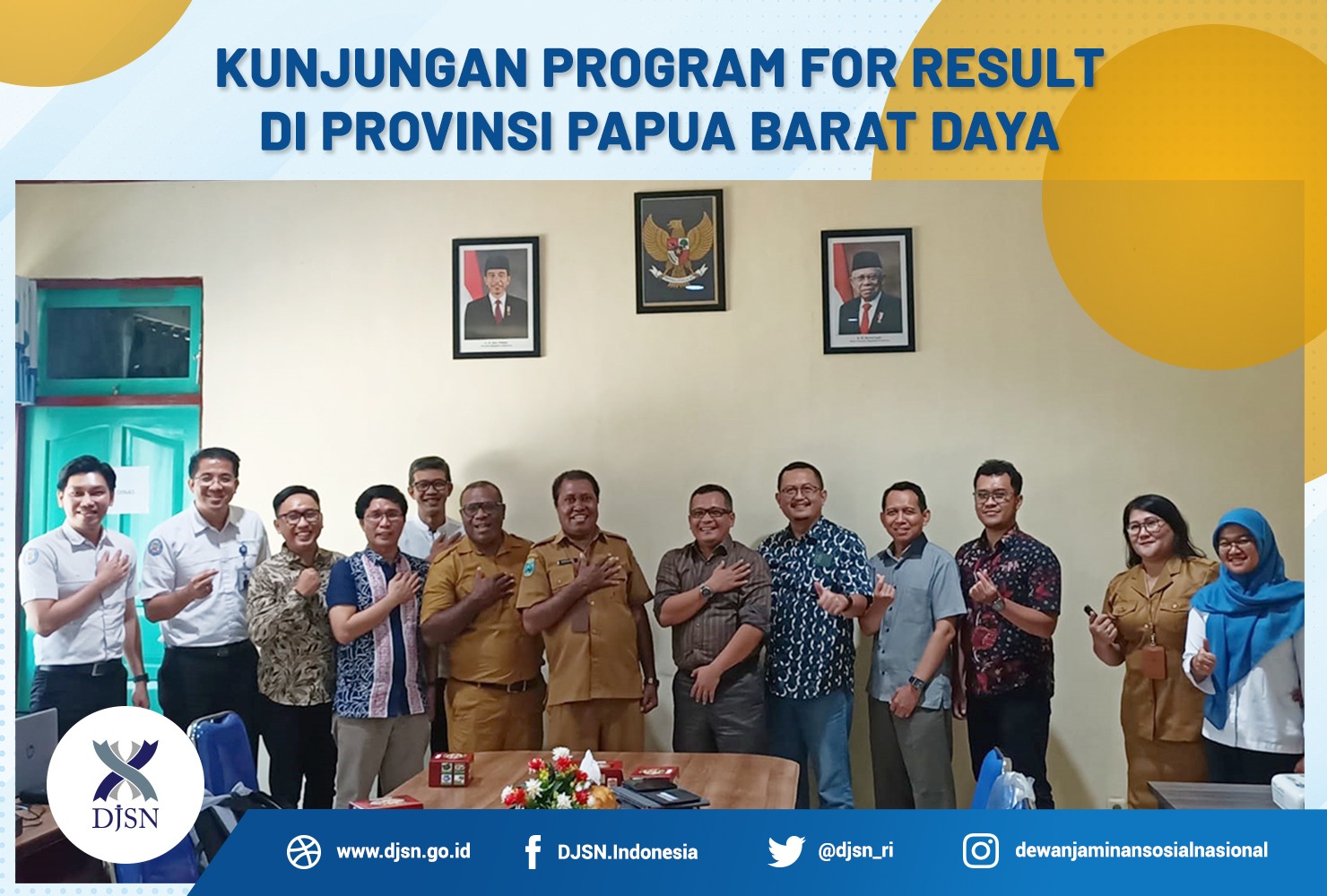 Kunjungan Program For Result di Provinsi Papua Barat Daya
